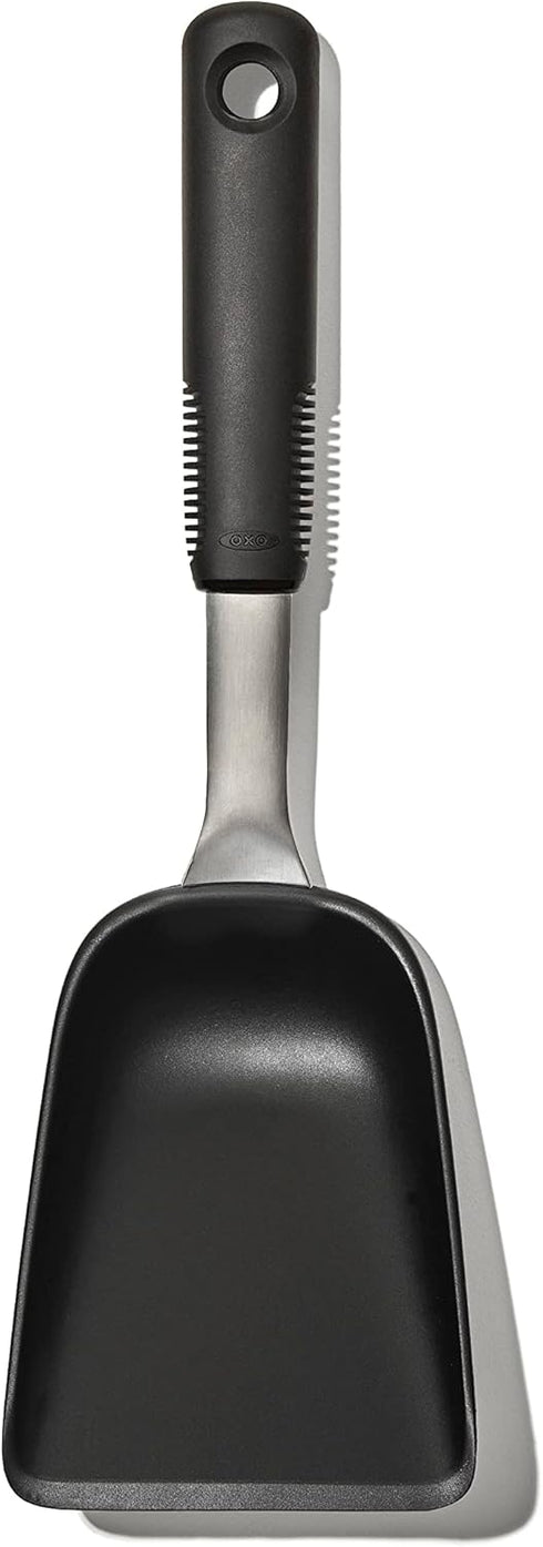 OXO Good Grips Sheet Pan Roasting Scoop for Vegetables and More, Black...