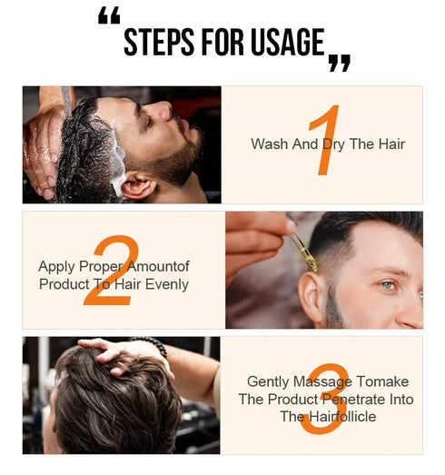 Hair Growth Density Essential Oil, Hair Growth Oil, Natural Hair Growth Essence Oil, Hair Care Essential Oil Reduce Hair Loss (2pcs)...