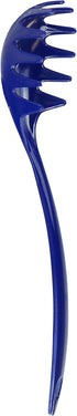 Spaghetti Spoon, Pasta Server, Fork with Ergonomic Handle, Heat Resistant, BPA Free,11.5 inch Melamine Utensil by Reston Lloyd, Indigo...