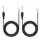 6.35mm Male Plug to Bare Wire Open End Audio Cable 6FT,TS 2 Pole Mono 1/4 inch Male Plug Jack Connector Adapter,for Speaker Microphone 6.35mm Male...