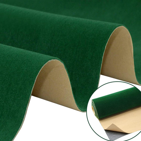Self-Adhesive Felt Fabric, Velvet Fabric Adhesive Backing,Soft Velvet Drawer Lining,Crafts DIY Fabric for ewelry Box Felt Lining, Storage Box Lini...
