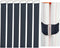 6Pcs 24" x 2" Nylon Heavy Duty Reusable Hook and Loop Cinch Straps, Adjustable Fastening Securing Cable Straps, Black...