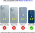 JIAXIUFEN Gold Sparkle Glitter Case Compatible with iPhone 12 mini Marble Design Slim Shockproof TPU Soft Rubber Silicone Cover Phone Case 5.4 inc...