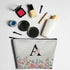 Letter Makeup Bag A-Z Personalized Makeup Bag with Initials Birthday Gifts for Women Teen Girls Best Friends Cosmetic Bag with Zippe for Wedding B...