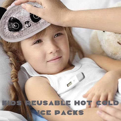 Boo Boo Ice Pack,Kids Reusable Hot Cold Ice Packs, Auxiliary Fever Reduction, Hot Cold Pack for Kid Injuries, Wisdom Teeth, Baby Colic, Gas and Up...