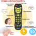 Baby Remote Control Toy, Realistic Toddler TV Remote Toy with Light Sound Kid Learning Education Musical Toys with English French Spanish Infant G...