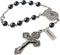 Saint Michael Evil Protection One Decade Catholic Rosary for Car or Truck Rearview Mirror (Anti-Silver Car Rosary)...