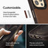 CYRILL Leather Brick Designed for iPhone 12 Pro Max Case (2020) - Saddle Brown...