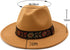 CHGCRAFT 3Styles Cowboy Western Hat Band Hat Bands for Cowboy Cowgirl Hats Accessories Fedora Hat Decoration, Suitable for 58-60cm Hat...