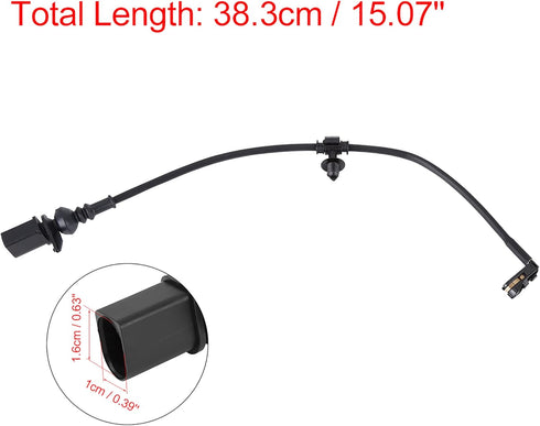 X AUTOHAUX 4M0615121P Rear Brake Pad Electronic Wear Sensor Brake Pad Wear Indicators for Audi Q7 2017-2018...