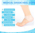 Wonderwin Gel Heel Cups,Breathable Heel Protectors for Cracked Heels, Heel Spurs, Plantar Fasciitis,Medical-Grade Heel Cups for Men & Women's Heel...