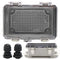 MAKERELE ABS Plastic Waterproof Electrical Boxes Hinged Shell Outdoor Universal Project Enclosure with Transparent Cover 5.9×3.9×2.8 inch(150×100×...