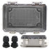 MAKERELE ABS Plastic Waterproof Electrical Boxes Hinged Shell Outdoor Universal Project Enclosure with Transparent Cover 5.9×3.9×2.8 inch(150×100×...