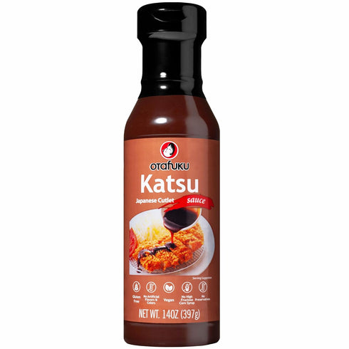 Otafuku Japanese Tonkatsu Sauce, Rich and Savory Katsu Sauce for Japanese Fried Pork Cutlets, Gluten Free and Vegan (14 Ounces)...