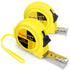 2 Packs Tape Measure 25 ft /16 ft, Esydon Measuring Tape Extendable, Self-Locking Tape Measurer, Easy Read Imperial/Metric Scale Measurement Tape ...