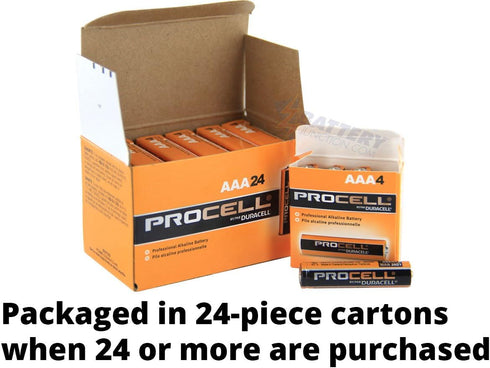 Duracell Procell AAA Alkaline Battery - Box of 24 (PC2400 PC-2400)...