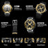 KXAITO Men's Watches Sports Outdoor Waterproof Military Watch Date Multi Function Tactics LED Face Alarm Stopwatch for men 8087...