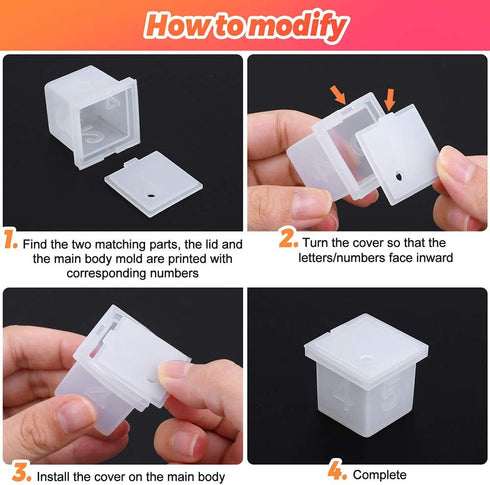 Resin Dice Molds, Shynek 19 Styles Polyhedral Game Dice Molds Set with Silicone Dice Mold, Mixing Sticks, Measuring Cup, Droppers, Acrylic Paints ...