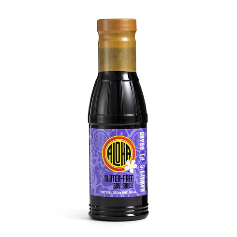 Aloha Shoyu - Gluten Free Soy Sauce - Made in Hawaii - 12 oz. Bottle...