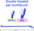 Newday Dog Toothbrush Set of 8 - Dual Headed, Dental Hygiene Convenient Soft Toothbrush to Clean pet Teeth, Dog Tooth Brushes for Small to Large D...
