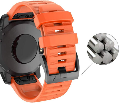 ISABAKE Band for Garmin Fenix 6 Pro Fenix 5 Plus, Quick Fit 22mm Replacement Bands,Compatible with Fenix 6 Fenix 5 Forerunner 935 Forerunner 945 A...