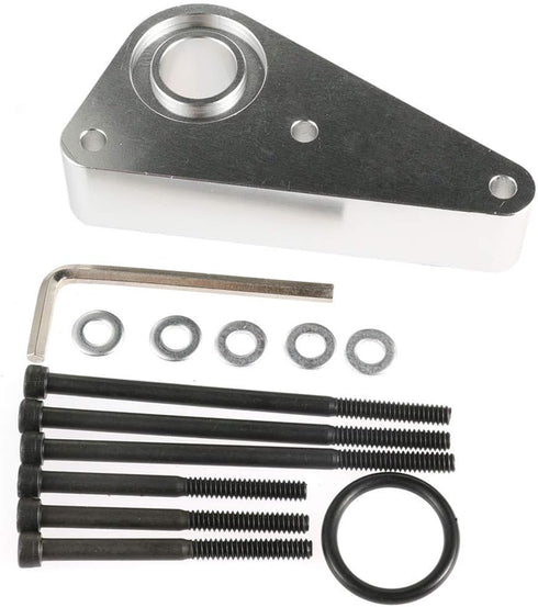 DEF 14010 Deep Transmission Pan Filter Extender Fits A518, A618 and A727 Transmissions Replacement for1997 Ram 1500,2006 Ram 3500 (silver)...