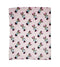 Disney Cudlie Baby Girl Minnie Mouse 1-Ply Flannel Fleece Blanket with Simply Stripe Print...