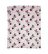 Disney Cudlie Baby Girl Minnie Mouse 1-Ply Flannel Fleece Blanket with Simply Stripe Print...