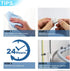 Cable Tie Mounts - Small Zip Tie Adhesive Mount, 3/4in 100pcs White. Wires Zip Tie Adhesive-backed anchors for Pedal Board Cable Management Outdoo...