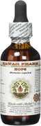 Hops Alcohol-Free Liquid Extract, Organic Hops (Humulus Lupulus) Dried Flower Glycerite Hawaii Pharm Natural Herbal Supplement 2 oz...