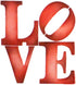 Designer Stencils LOVE Sculpture Cookie Stencil Set, Beige/Semi-Transparent...