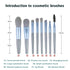 Makeup Brushes 8 Pieces Makeup Brush Set, Makeup Brushes Foundation Blend Blush Concealer Eye Shadow Blend Eye Liner Makeup Brush Set for Travel M...