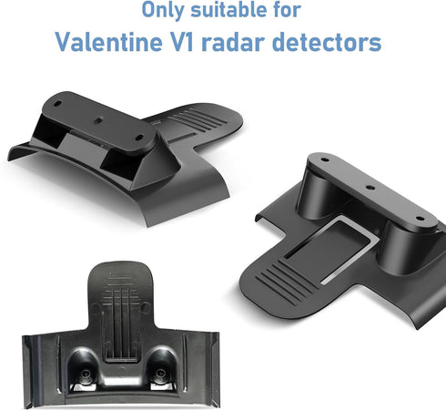 Radar Detector Mount, Car Radar Detector Rearview Mirror Rod Bracket, Compatible with Valentine V1 Radar Detector, Easy to Install (Upgraded Versi...