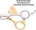 Dog Cat Scissors for Grooming, Pet Shears for Thick Coats and Matted Hair, Thinner Curved Straight Chunker Stainless Steel Shears (7.0" Straight G...