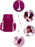 WITERY Waterproof Nylon Cute Crossbody Cell Phone Purse Smartphone Wallet Bag for Women...