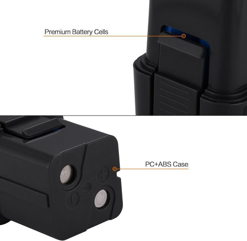 Powerextra 2 Pack 7.2V 2000mAh Ni-MH Replacement Battery Compatible with Ontel Swivel Sweeper G1 & G2...