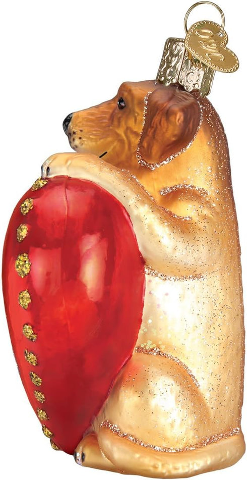 Old World Christmas Ornaments: Pet Lovers Glass Blown Ornaments for Christmas Tree, My Dog, 3x3 (30052)...