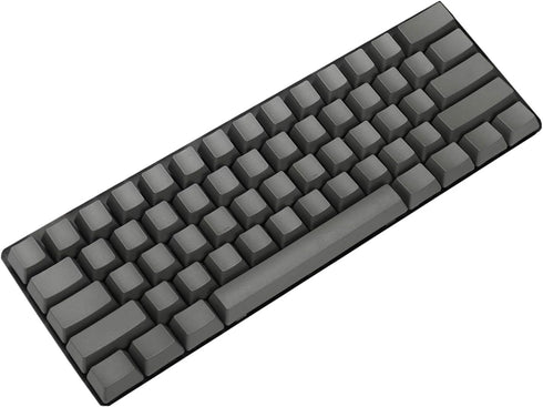 NPKC Blank Thick PBT OEM Profile 61 ANSI Keycaps for MX Switches Mechanical Keyboard (Dark Gray)(Only Keycap)...