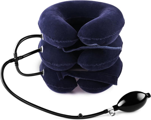 Hotodeal Cervical Neck Traction Device, Neck Stretcher for Instant Neck Pain Relief,Inflatable & Adjustable Neck Support Brace Neck Traction Pillo...