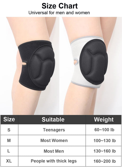 Knee Pads for Women & Men, Dance Knee Pads Volleyball Knee Pads for Women Men Wrestling Knee Pads Wrestling Gear, Crash Pad Snowboarding Gear Knee...
