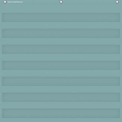 Teacher Created Resources Calming Blue 7 Pocket Chart (28" x 28") (TCR20101)...