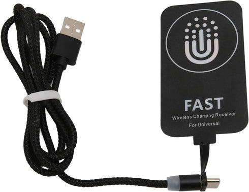 Type C Wireless Charging Receiver, Thin Wireless Charging Receiver, Type C Magnetic Suction, Magnetic Charging Back Patch for Phone...