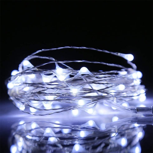 4 Pack Battery Operated Dewdrop Led Lights,Indoor Mini Fairy Lights with Timer Function,for Christmas and Halloween Lighting Decoration,6 Hours on...