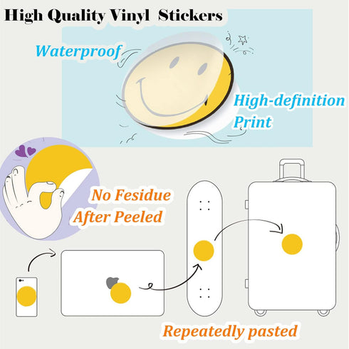 HYHY Waterproof Water Bottle Stickers, 50 Pcs Nature Landscape Painting Aesthetic Stickers, Laptop Computer Luggage Phone Case Scrapbook Sticker P...