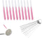 10Pcs Shower Head Cleaning Brush for Small Hole Brush with Stainless Steel Needle, Multifunctional Shower Head Cleaner Tool, Shower Nozzle Cleanin...