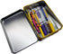 The Tin Box Crayola Tin Crayon Storage with Hinge (Empty) - Holds 64 Crayons, (187937-12)...