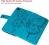 for iPhone 7/8 Plus Wallet Case, 6/6S Plus Case, Butterfly Floral Embossed, Wrist Strap, Card Holder Slots,Stand Leather Protective Flip Cover (Bl...