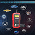 Kobra OBD2 Scanner Car Code Reader - Universal Auto OBD Car Diagnostic Tools for All Cars, Automotive Check Engine Readers with Reset (Red and Bla...
