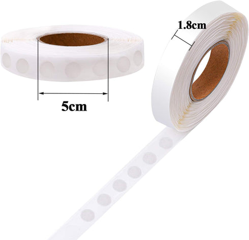 URATOT 500 Pieces (1 Roll) Glue Points Removable Balloon Glue Points Double Sided Dots Tape for Craft Wedding Decoration...