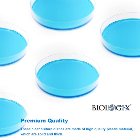 30 Pack 60 x 15 mm Plastic Petri Dishes with Lids, Petri Dish, Deep Clean, Lab Petri Dish for Mycology Supplies, Plants, School Science Project, L...